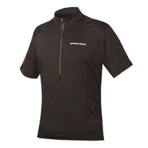 Endura Mens Hummvee Short-Sleeved Cycling Jersey / Black/Red